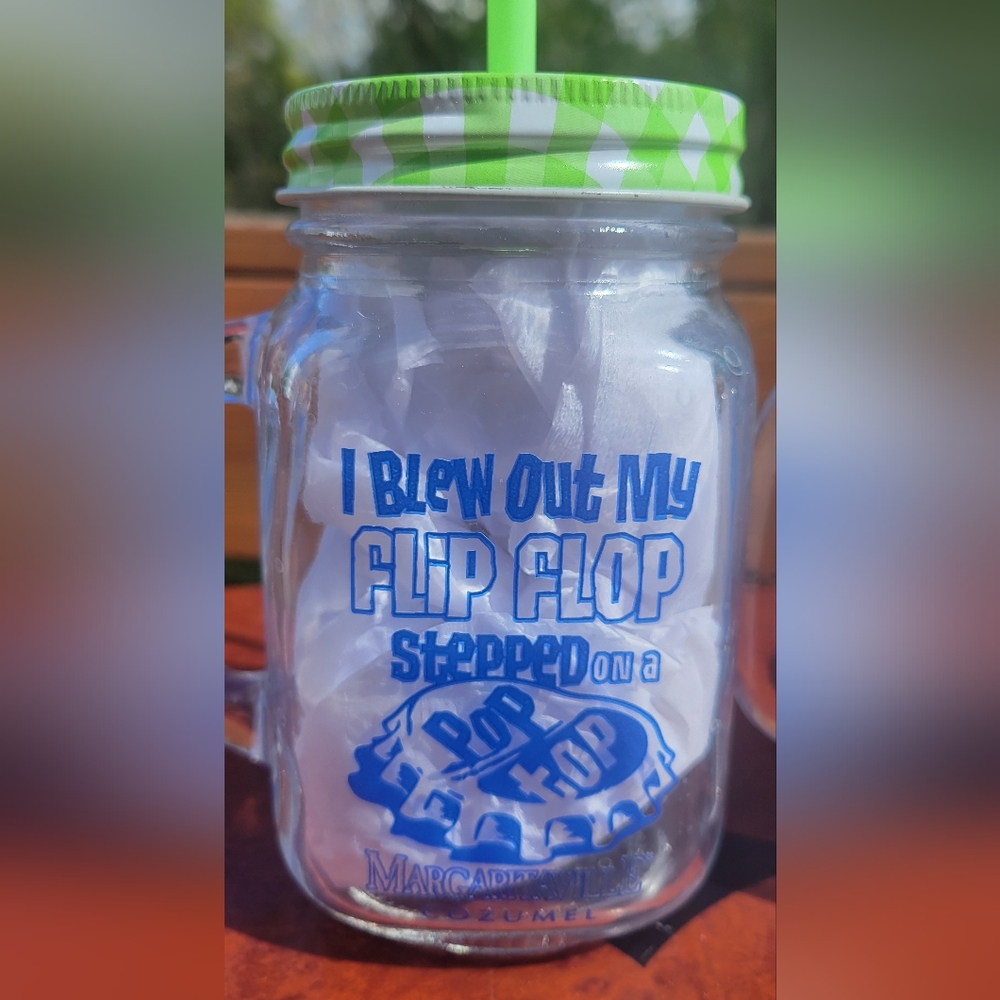 Margaritaville Cozumel Mason jar glass set - Picture 5 of 7